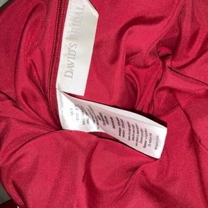 David’s Bridals Bride Maids Teens dress Red